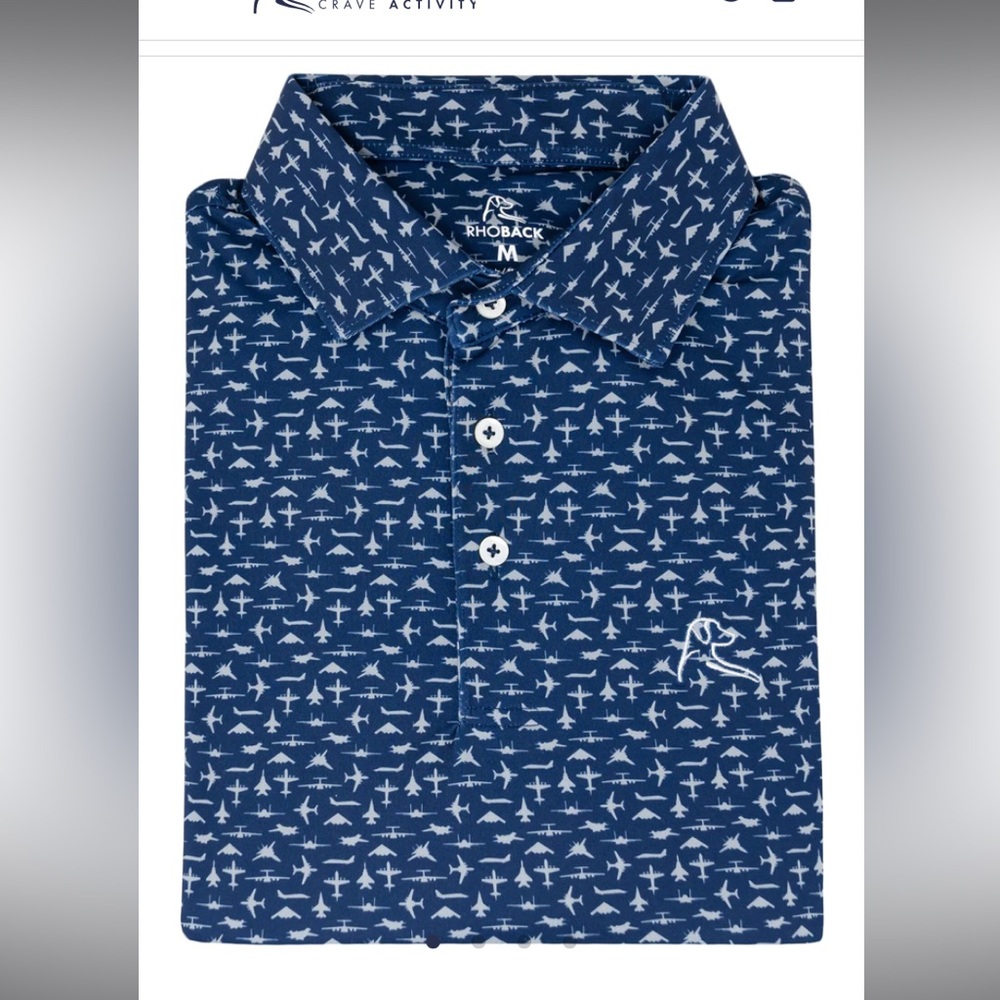 Rhoback Men’s Polo “The Squadron”